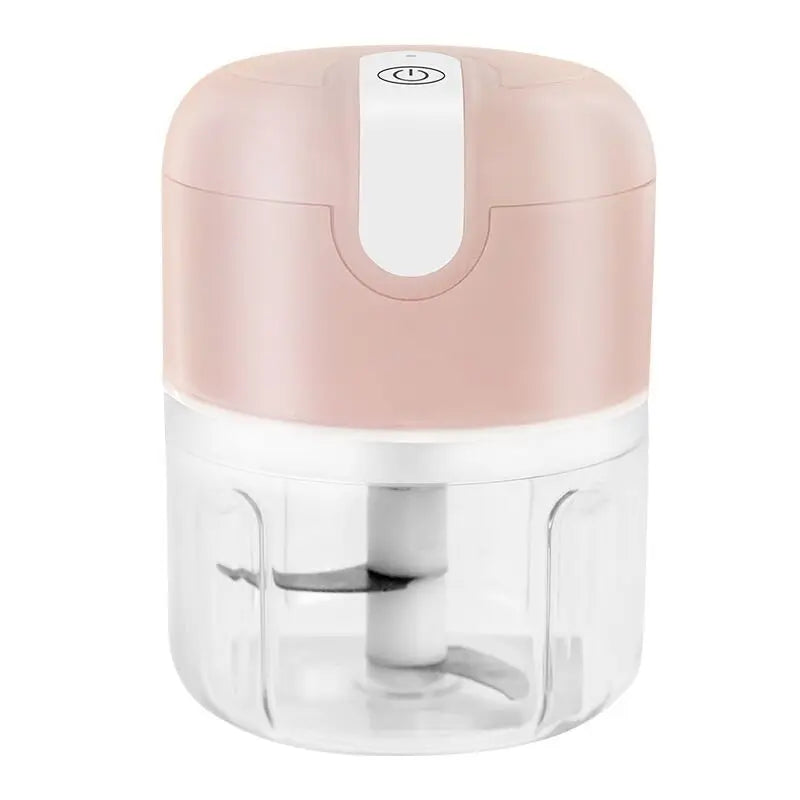 Portable Electric Garlic Masher & Multi-Function Chopper - USB Rechargeable Mini Kitchen Helper for Meat and Vegetables